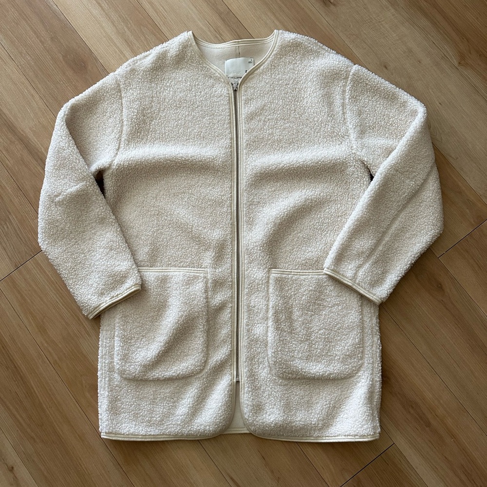 Wilfred Free Sherpa Zip Up Coat